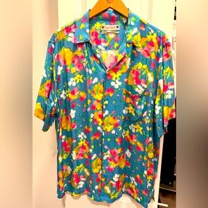 All Saints Floral Relaxed Fit Shirt